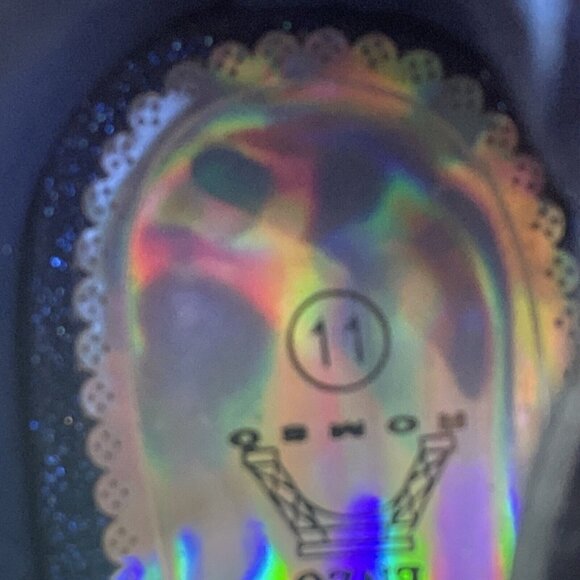 Womens Wedding Bridal Low Heel Glitter Rhinestone Dress Casual Sandal Shoes 11 - Picture 12 of 14